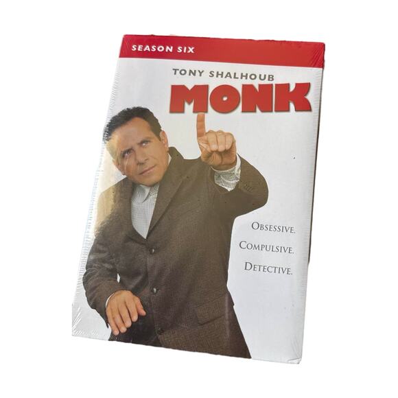 Monk DVD Set Seasons 1-6 Tony Shalhoub Series Box - Picture 2 of 4